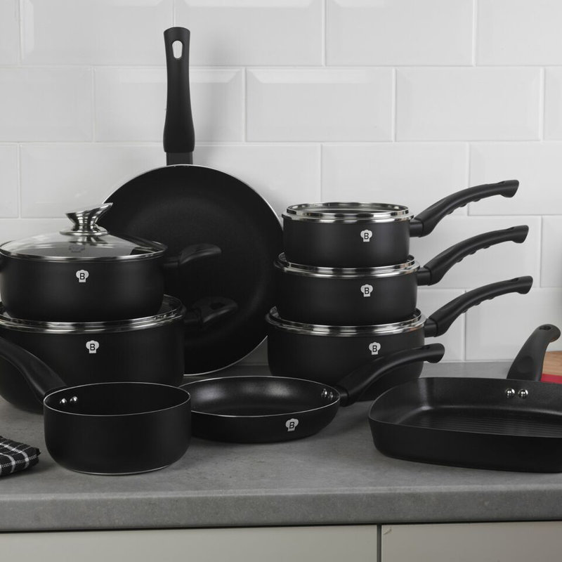 Molimo 14 - Piece Non-Stick Cookware Set