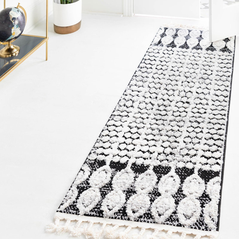 Brohdy Moroccan Indoor Rug, Runner 2' x 12'