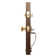 Copper Creek Handleset with Single Cylinder Deadbolt and Door Knob and Colonial Rosette