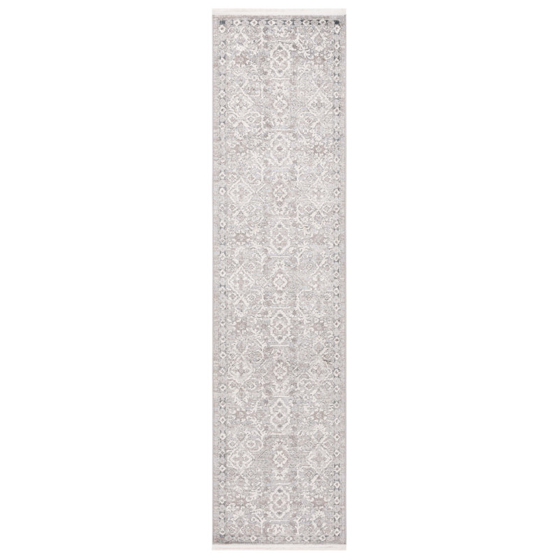 Tapis oriental en polyester 1276 Clover, Tapis de couloir 2 pi x 8 pi