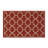 Red Polypropylene Weaving Area Rug, 3'3" X 5', Rectangular Shape Rectangular, Woven