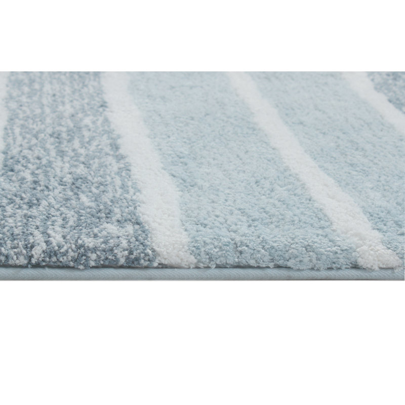 Chesapeake Sherrington Micro Tufted Bath Runner - 22"X60", Spa Blue