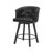 26"Swivel Upholstered Counter Stool With Metal Frame-513637445