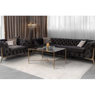 Tapis ivoire / beige Shaniya
