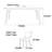 Full support rectangular dining table-109243492