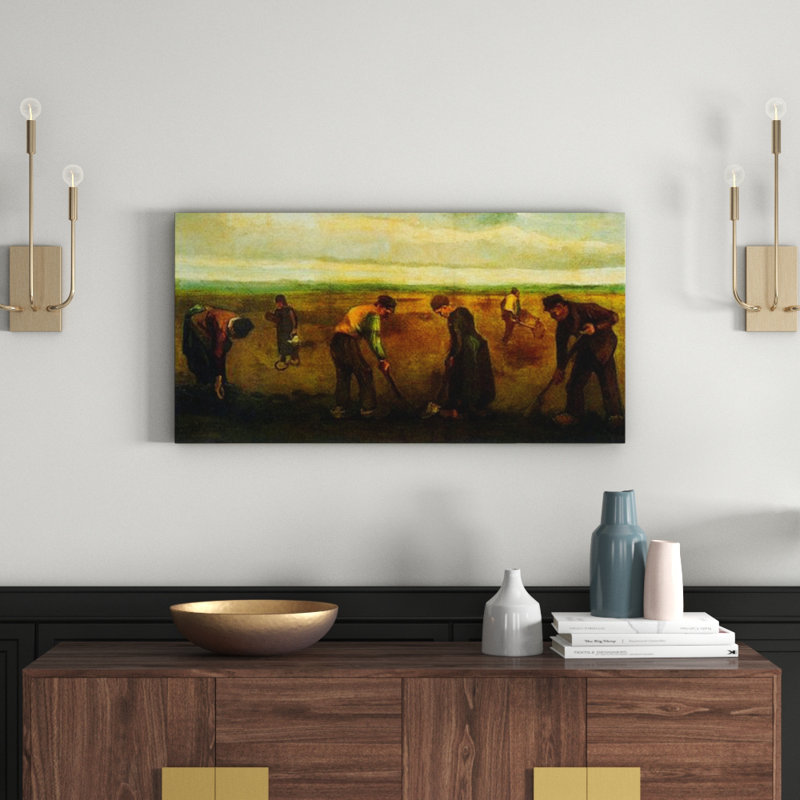 Vincent Van Gogh - Wrapped Canvas Painting, 50cm H x 100cm W x 1.8cm D
