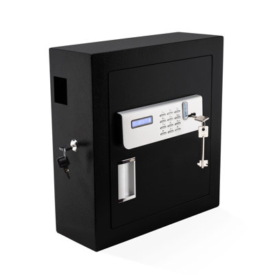Viking Security Safe VS-51KS Heavy Duty Key Safe Key Cabinet with Lockable Drop Slot 51 Key Capacity