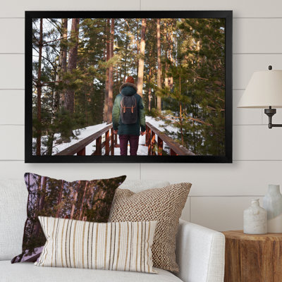 Randonnée dans la forêt d'hiver - Reproduction