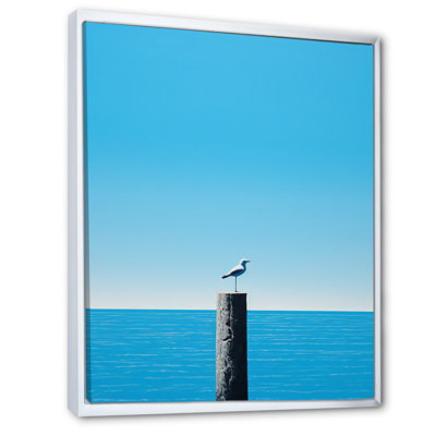 " Seagull Silence Minimalism Horizon "
