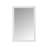 Varsha Rectangle  Glossy White Mirror-1445506125