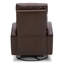 Elvina Genuine Leather Swivel Power Recliner-1577146354