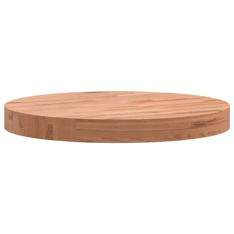 Tiphonnet Solid Wood Table Top, 4cm H x 40cm W x 40cm D, Brown