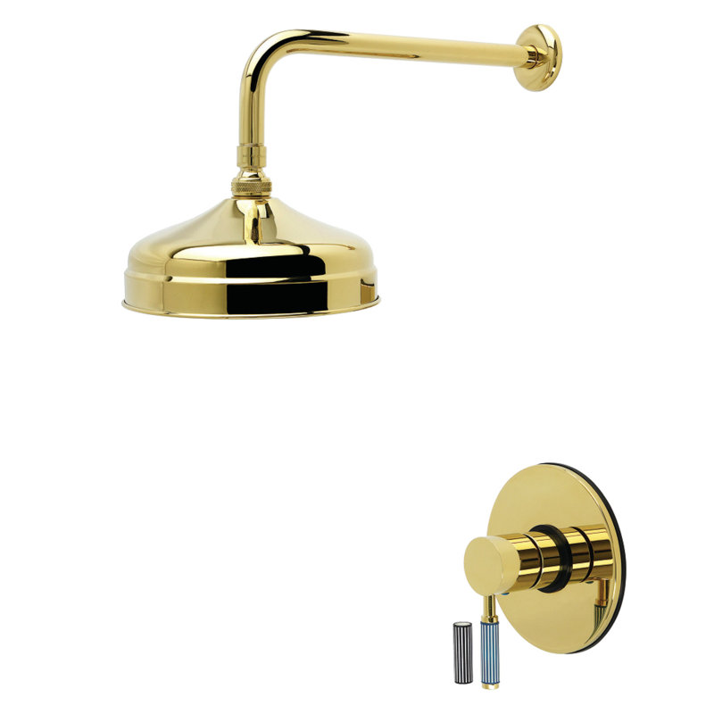 Kingston Brass Verona Single-Handle Pressure Balanced Shower Faucet, Polished Brass