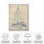 Toile d'extérieur «Yacht Blueprint I» de Prudenville Ethan Harper-87945829