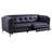 Goodner 86'' Leather Power Reclining Sofa-2100689257