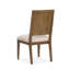 Table de salle à manger extensible à tréteaux avec 4 chaises d'appoint-124445995