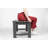 Backless Adirondack Bench With Wood Texture-1103615849