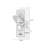 Black + White Rectangle Sandstone Wall art-118387216