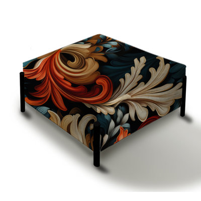 Cultural Treasures Paisley Pattern - Paisley Large Square Ottoman