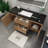 Castin 60" Wall-Mounted Single Bathroom Vanity Set-1185147542