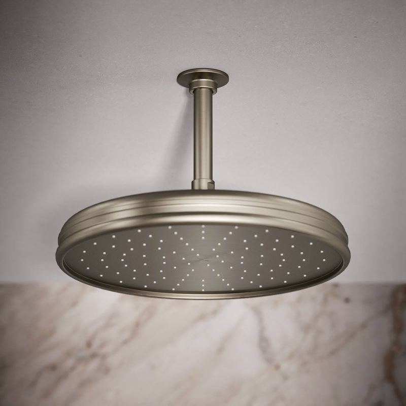 Rain Fixed Shower Head, Vibrant Brushed Nickel