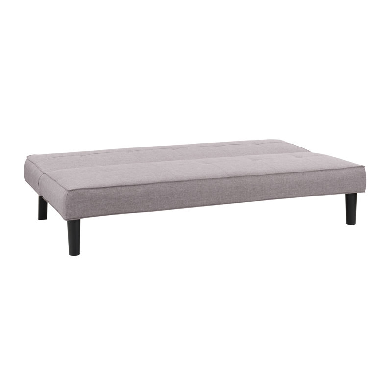 Aadhya Twin 70 " Upholstered Convertible Sofa, Gray Khaki