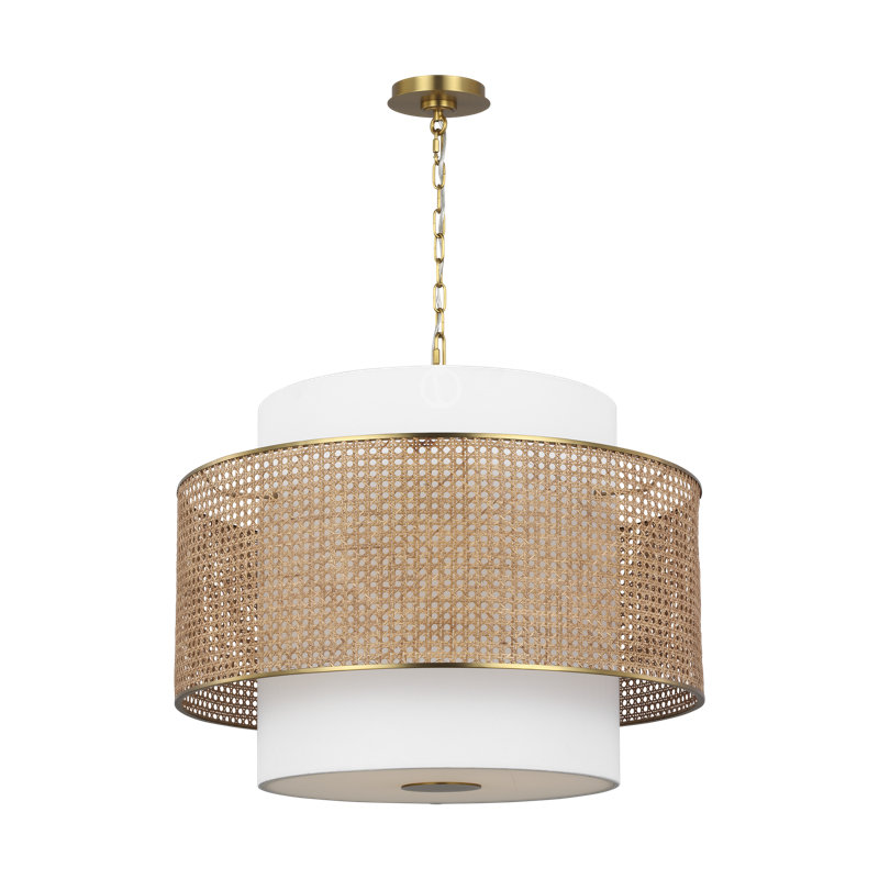 Sawyer 3 - Light Dimmable Drum Chandelier
