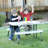 Rectangular Yes Outdoor Picnic Table , 35.5 " W 32.5 " D-7065473