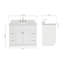 Meuble-lavabo sur pied simple 42 po avec plateau en quartz Abell-138976253-94003712