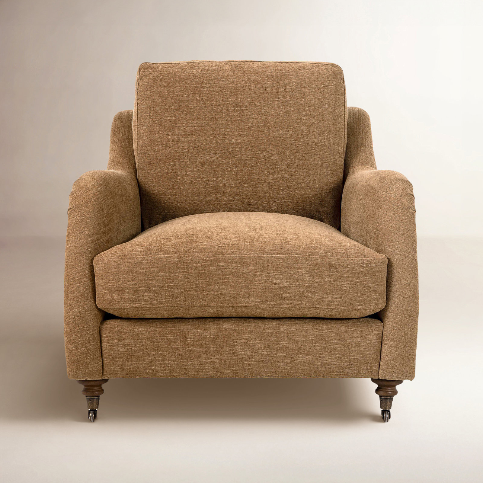 Lynne Chair, Ochre Polyester Blend