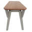 Claypoole 4 - Person Pine Solid Wood Grey & Antique Wax Dining Set-1604408474