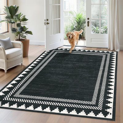 Tapis lavable Geometic Border