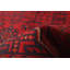 Tapis rouge turc noué à la main 4 pi 11 po x 6 pi 4 po Esari