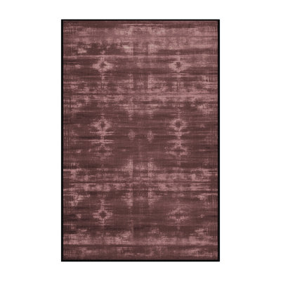 Tapis abstrait lavable à la machine