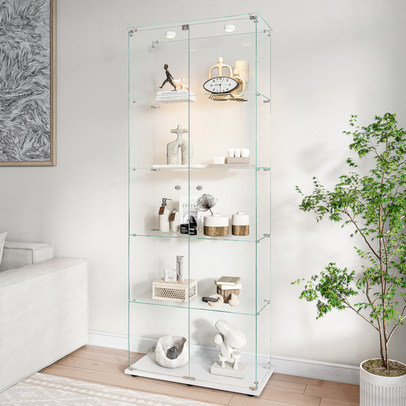 Display Case, White puck Light