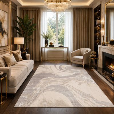 Rectangle Abstract Dhurrie Indoor / Outdoor Area Rug