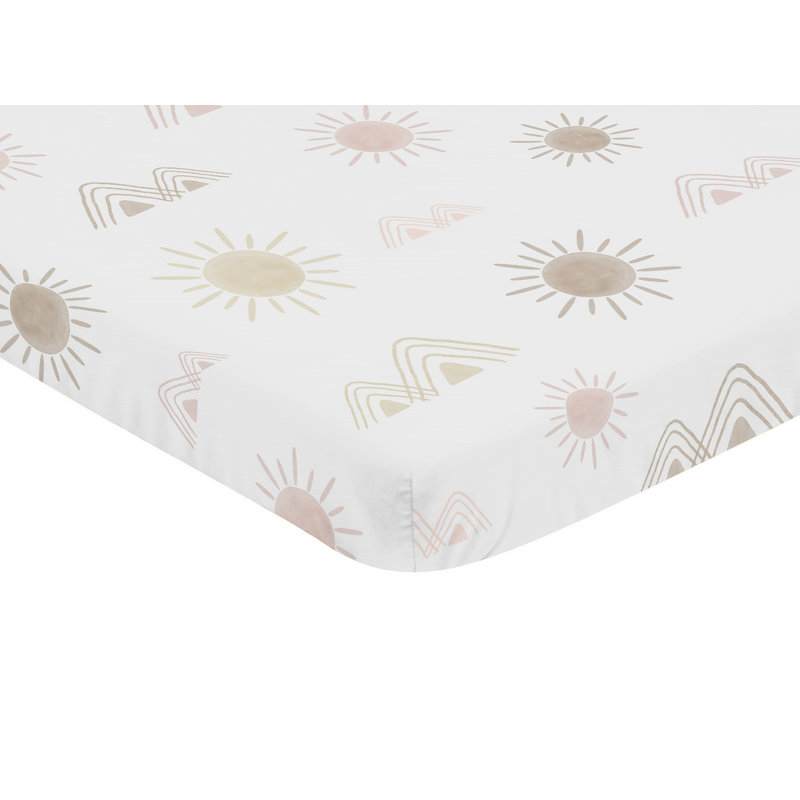 Drap-housse pour lit de bébé Desert Sun and Mountain