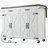 53.5''Farmhouse Kitchen Island With Power Outlet, Kitchen Storage Island With Drop Leaf, Spice Rack And Drawer, Rolling Kitchen Cart On Wheels, For Home, Kitchen And Dining Room, White-523262264