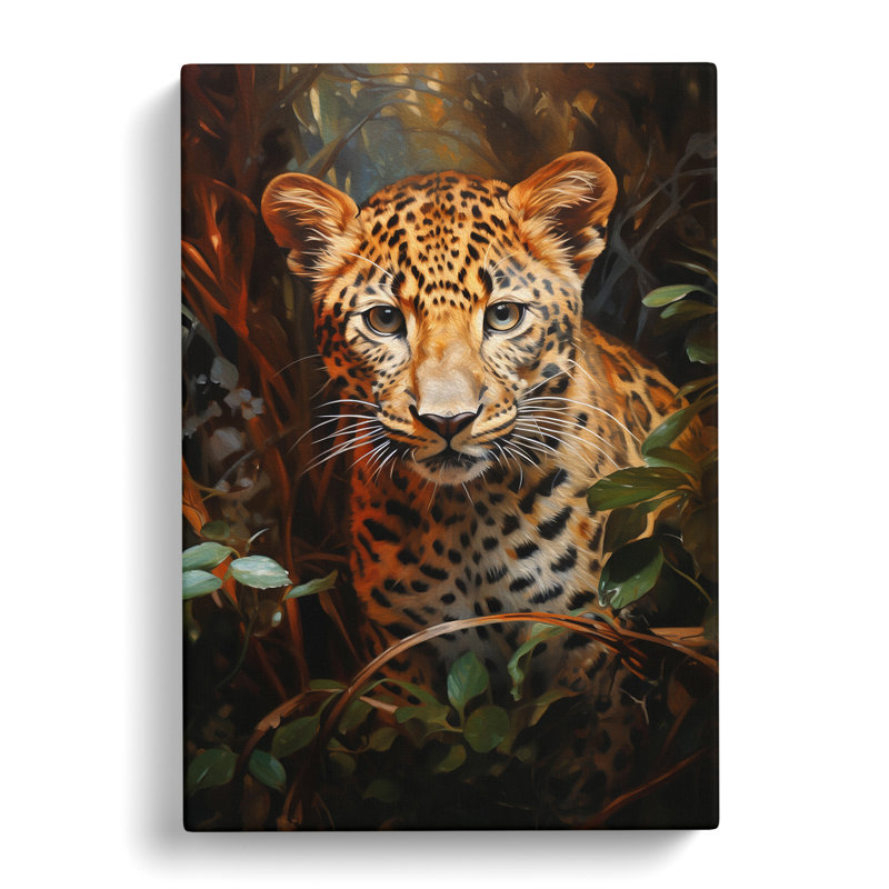 Leopard Realism Art - No Frame Print, 60cm H x 40cm W x 3cm D