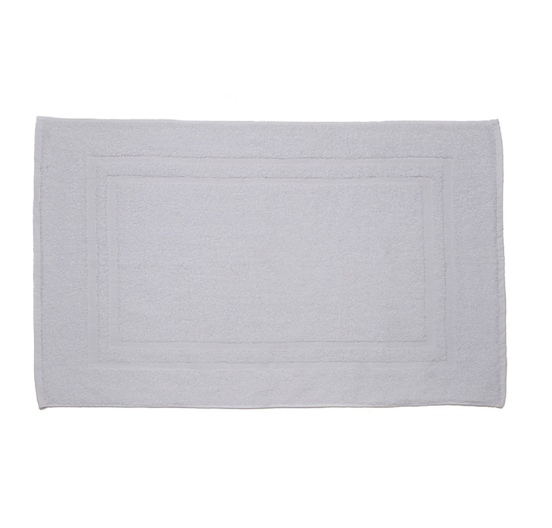 GOGD Dobby Collection Cotton Blend Bath Rug By Rifz (Set of 6) Rifz