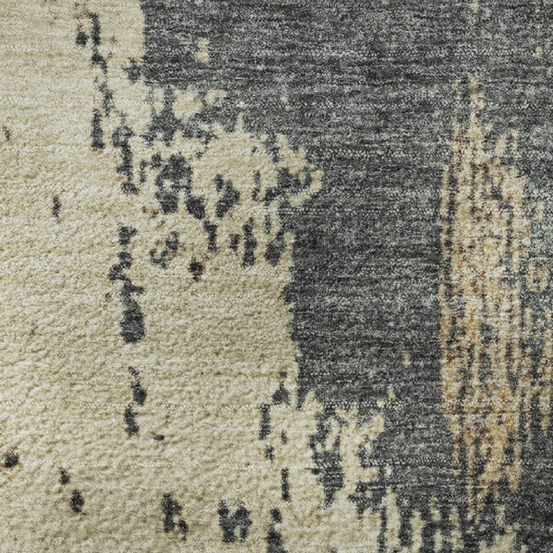 Premium Machine Washable Pinkston Abstract Rug, Runner 2'3" x 7'6"