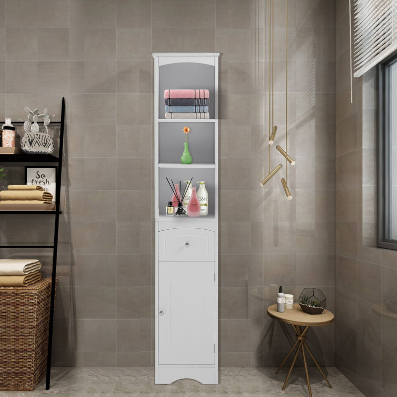 Gulshat Bathroom Cabinet, White