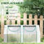 Garden Greenhouse 6' X 3' 3', Clear With 2 Covers & Multi-purpose Windows, Steel Portable Greenhouse, Steel, Pe/plastic Covers, Windows For Versatile Use In
