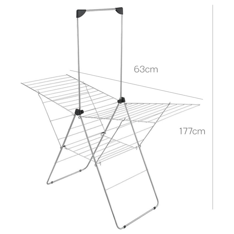 Metal Accordion Drying Rack