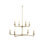 Brass 8 - Light Chandelier