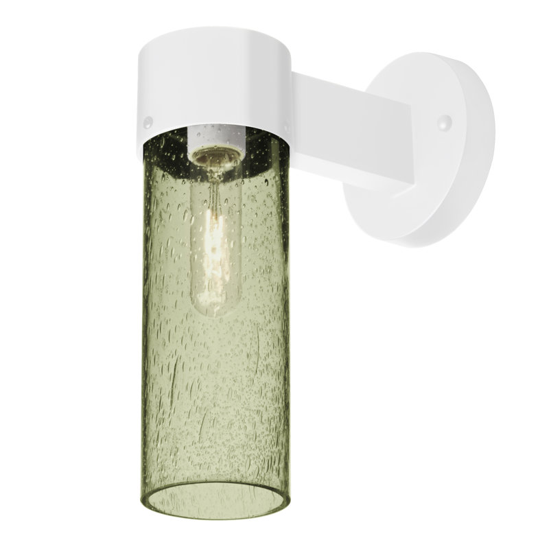 Cattalina Wall Light, Moss, White, 11.5" H x 5" W x 8.5" D