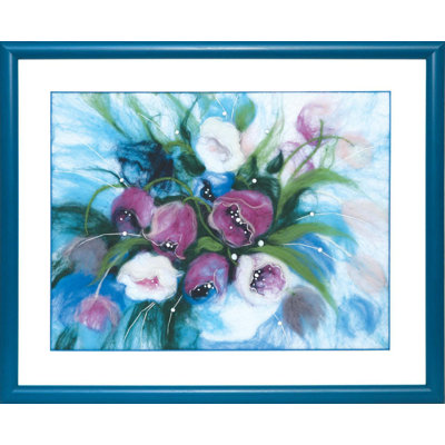 Felting kit V-199C "Morning tulips"