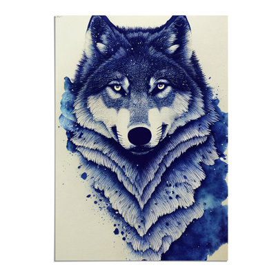 Winter Wolf Art No.2 - Wall Art