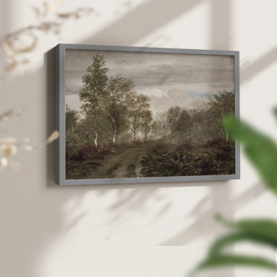 Paysages rétro - CCLX - reproduction encadrée - reconstituable