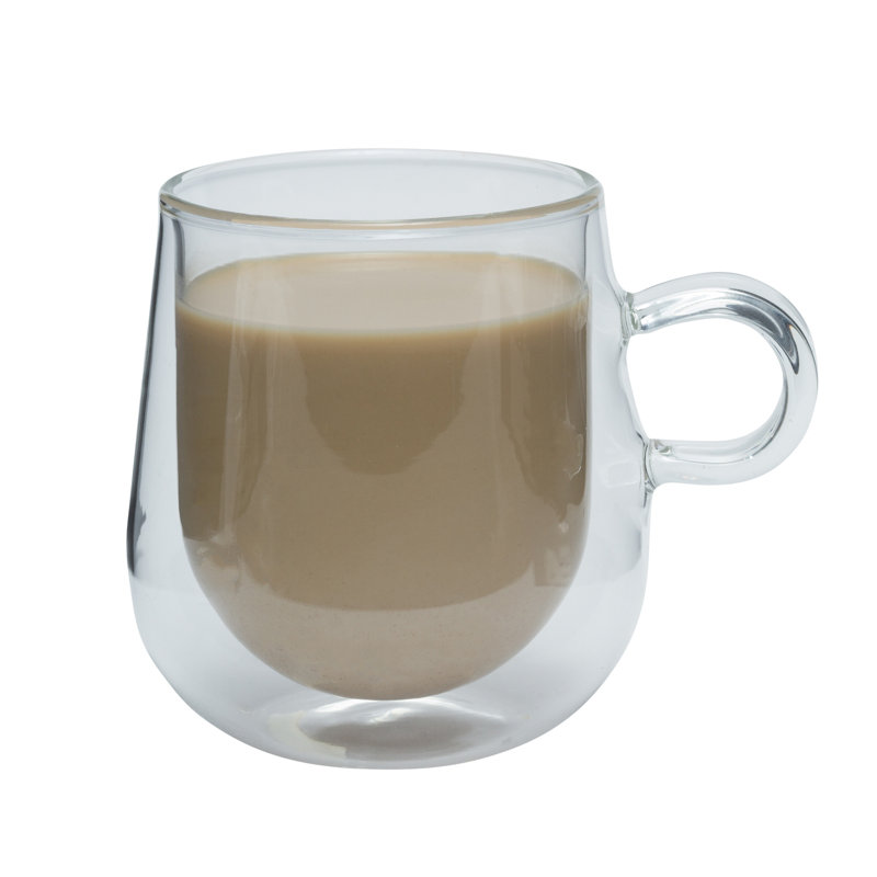 Kellijo Borosilicate Glass Coffee Mug